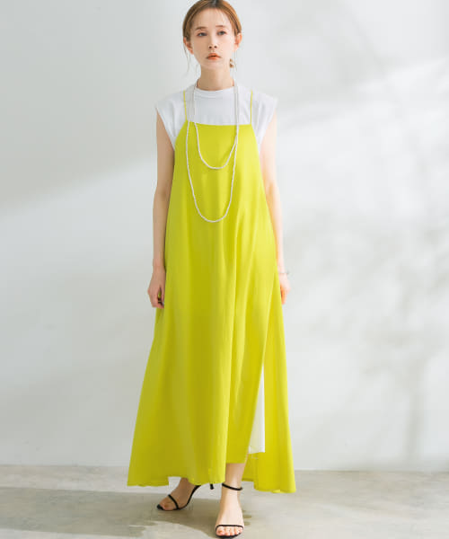 ESLOW　LATERED CAMISOLE DRESS