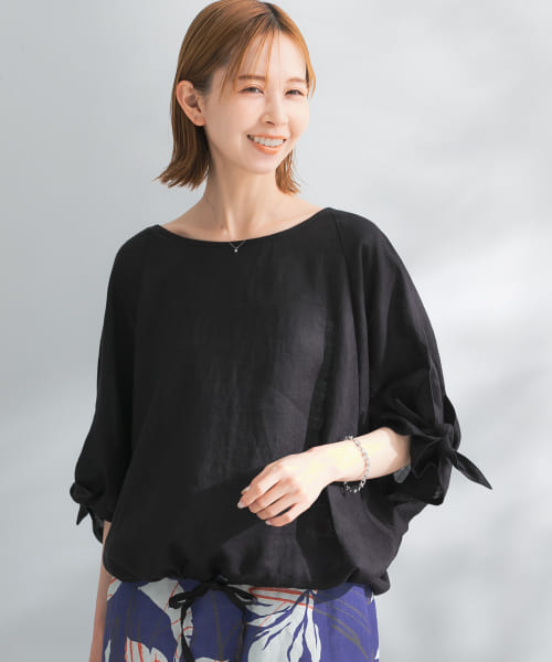 『WEB限定』リボンスリーブプルオーバー
