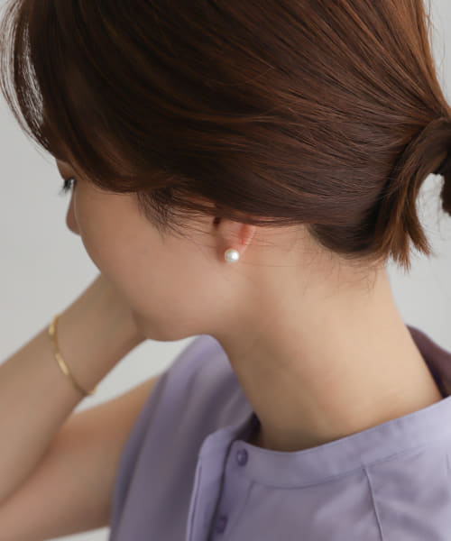 10K淡水パールピアス