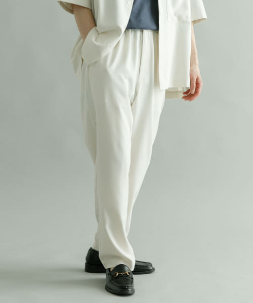 URBAN RESEARCH iD　Reflax LINEN LIKE PANTS