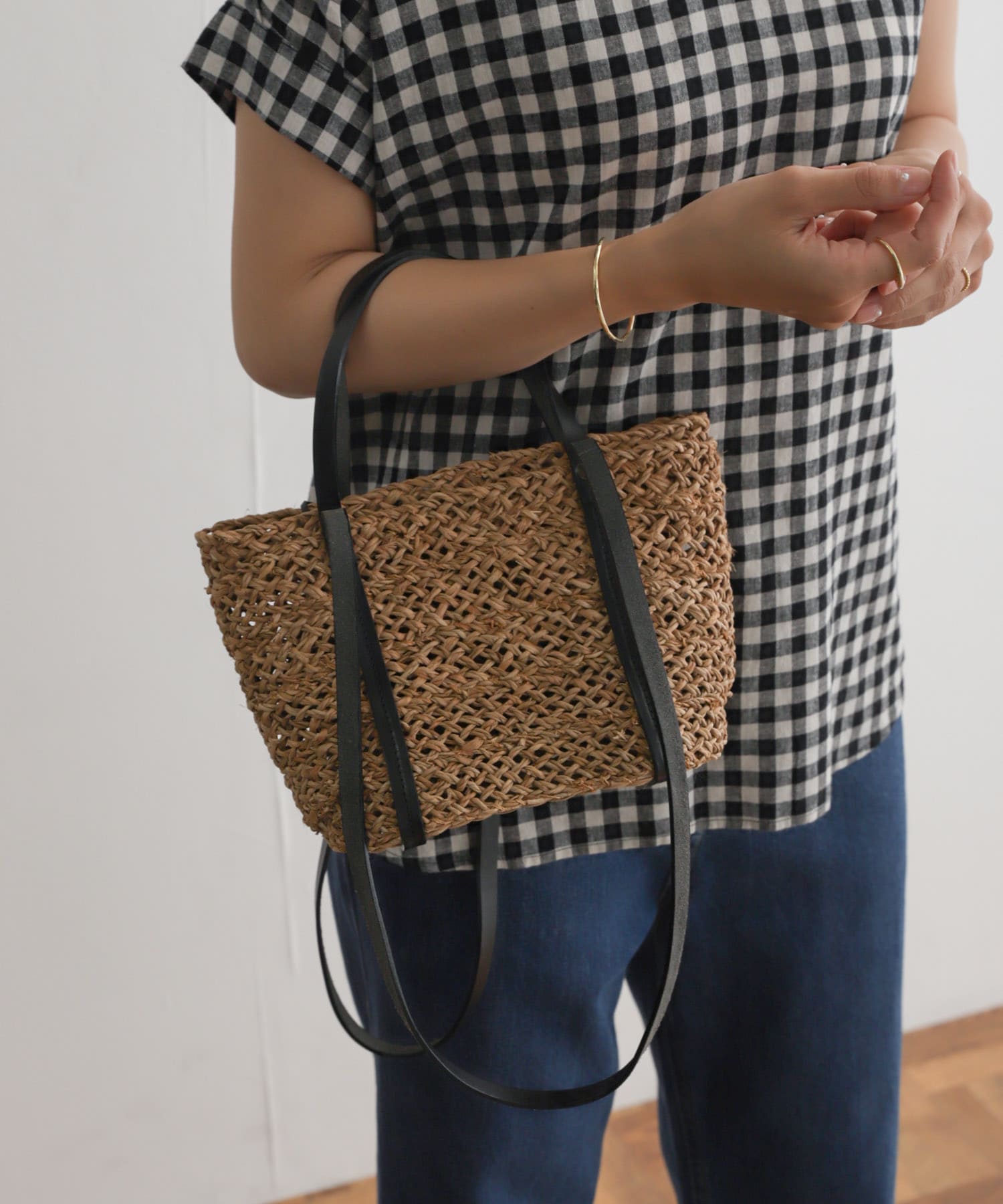 The Bagmati 2WAYショルダーかごバッグ[BBK22-SS47-DW35]｜URBAN