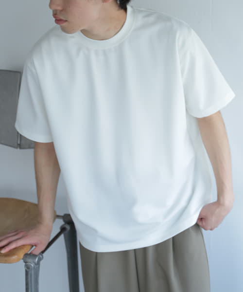 『セットアップ対応』ツイルダンボールポンチTシャツ(5分袖)