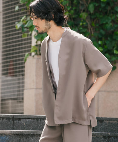 ダブルクロス ストレッチVネックシャツ