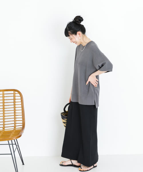 BIGニットTシャツ