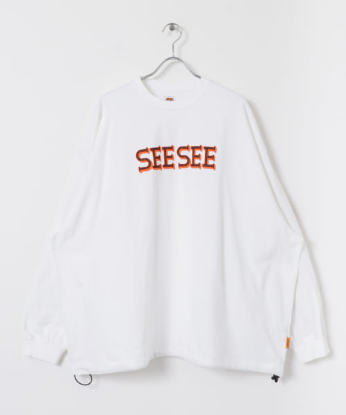 『別注』SEESEE×URBS　SUPER BIG FLAT LONG-SLEEVE TEE DS