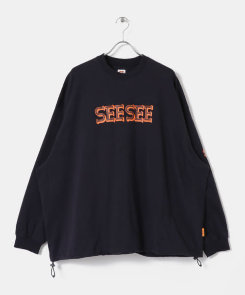 『別注』SEESEE×URBS　SUPER BIG FLAT LONG-SLEEVE TEE DS