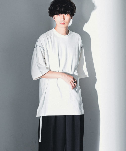 『WEB/一部店舗限定』『わたべ×SOP』オーバーサイズステッチTシャツ