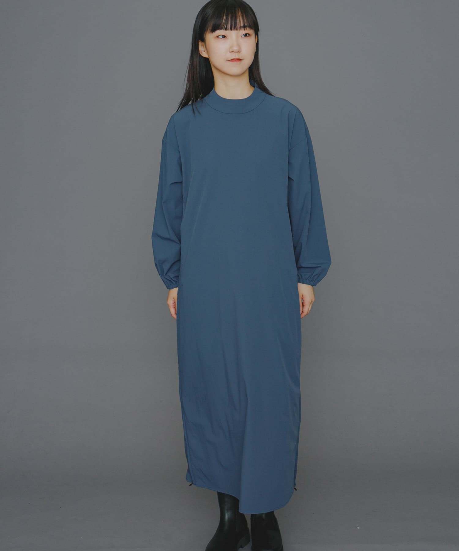Uiscel 4WAYストレッチテントラインワンピース[AU36-26D001