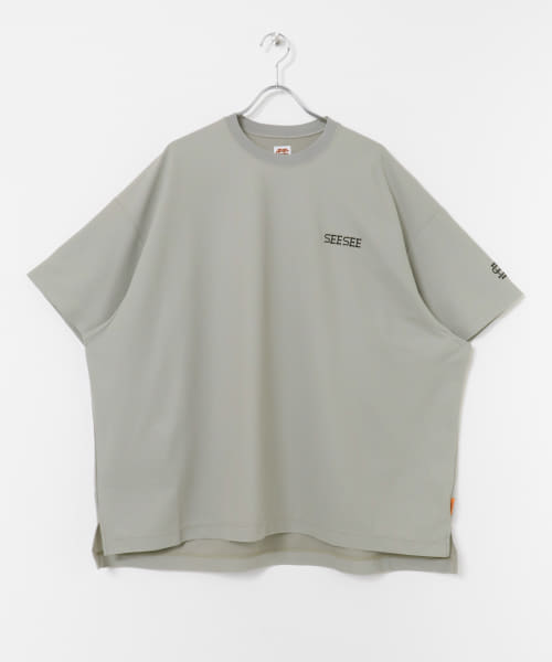 『別注』SEESEE×URBS　SUPER BIG SHORT-SLEEVE 鹿の子Tシャツ