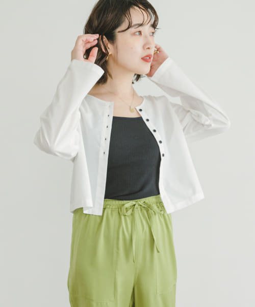 [ITEMS][クロップドロングスリーブシャツ]