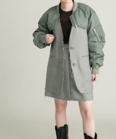 カットオフノーカラージャケット[KB36-27V070]｜URBAN RESEARCH公式 