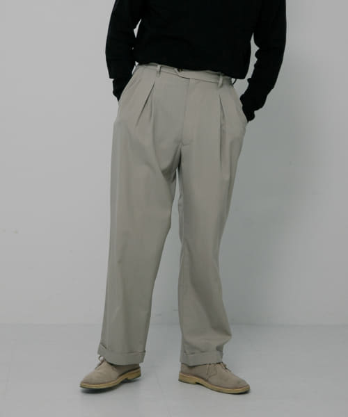 FARAH　Three Tuck Wide Pants