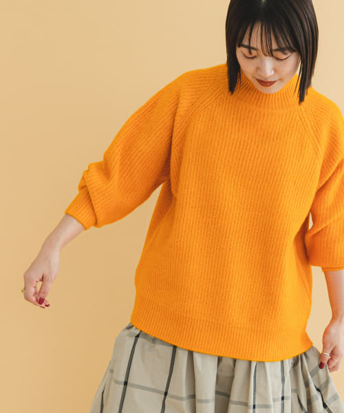 フワフワハイネックニット