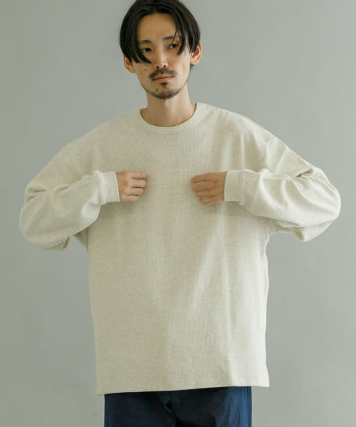 『UR TECH』 度詰めワッフルロングスリーブ
