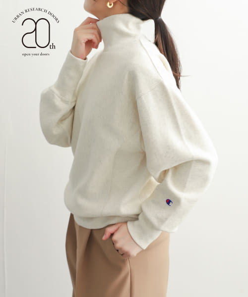 『別注』Champion×DOORS　20thタートルネックスウェット