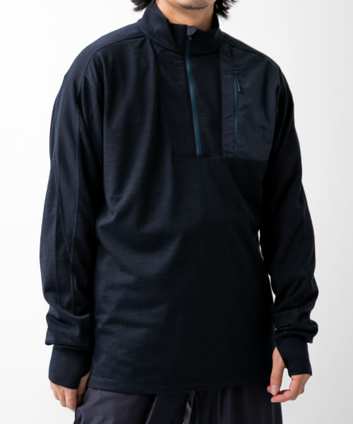 DAIWA LIFESTYLE PRO　BASE LAYER HALFZIP SHIRTS