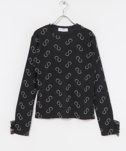 Po/　Frockey print long-sleeve