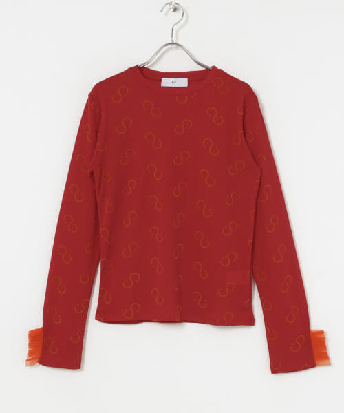 Po/　Frockey print long-sleeve