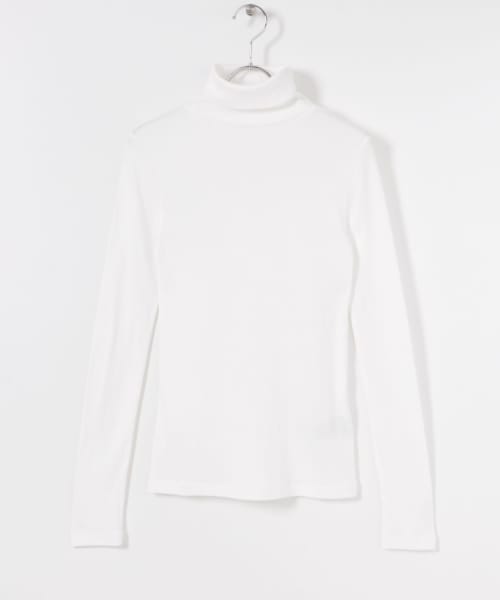 『UR TECH』タートルネックロングTシャツ