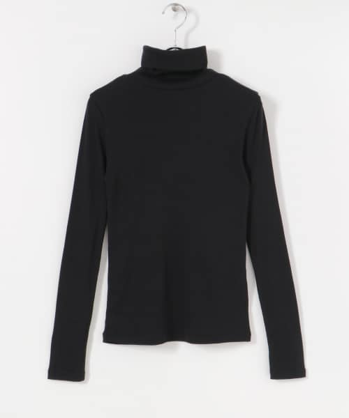 『UR TECH』タートルネックロングTシャツ