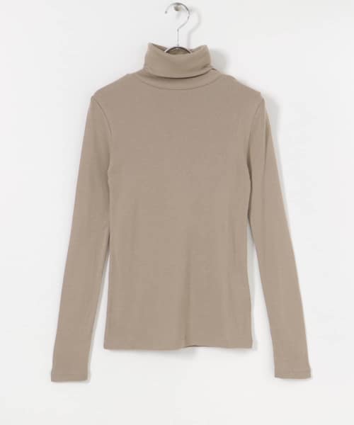『UR TECH』タートルネックロングTシャツ
