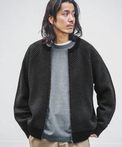 別注』BAEXFATE×Sonny Label ヘリンボンジップアップニットカーディガン[LA37-12A901]｜URBAN  RESEARCH公式ファッション通販