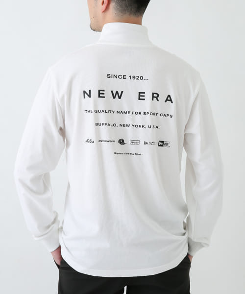 『速乾』『抗菌』『UVカット』New Era GOLF　ハイカラーL/SパフォーマンスTシャツ