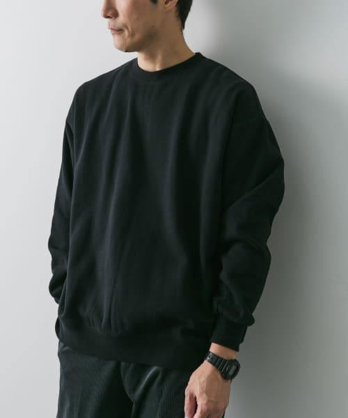 『XLサイズ/WEB限定』コットン裏起毛クルーネックスウェット