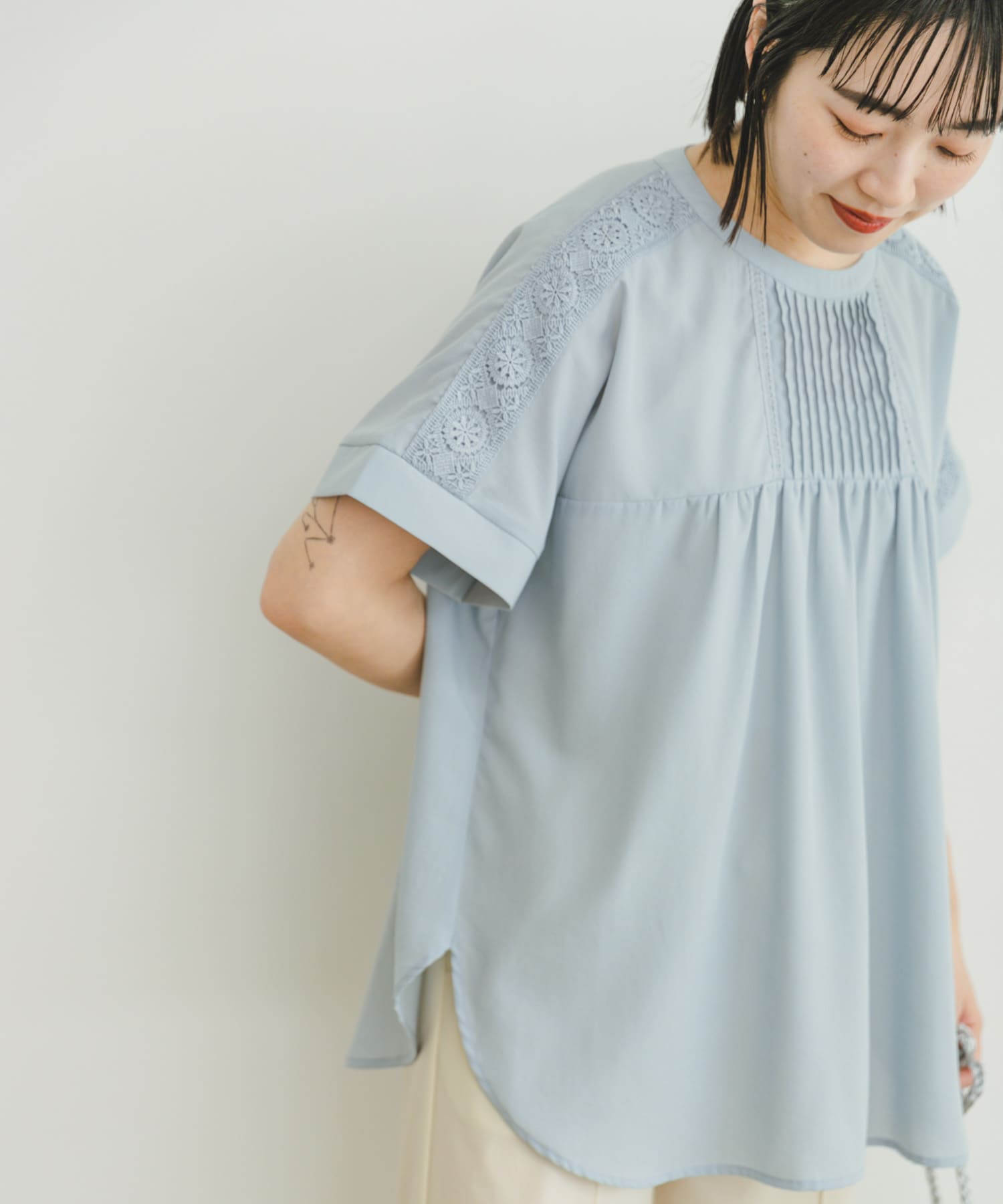 ピンタックレースブラウス[IT45-23B001]｜URBAN RESEARCH公式ファッション通販