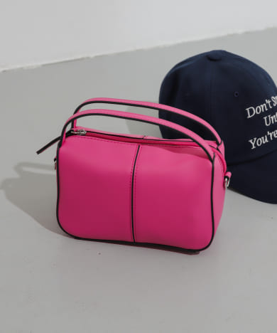 2WAYセンターシームプチショルダーバッグ