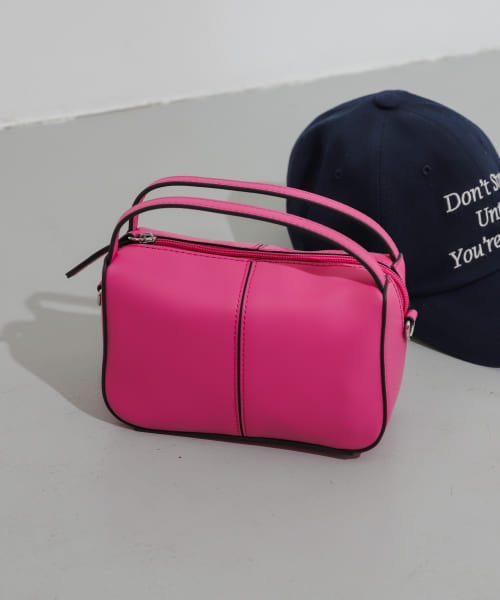 2WAYセンターシームプチショルダーバッグ