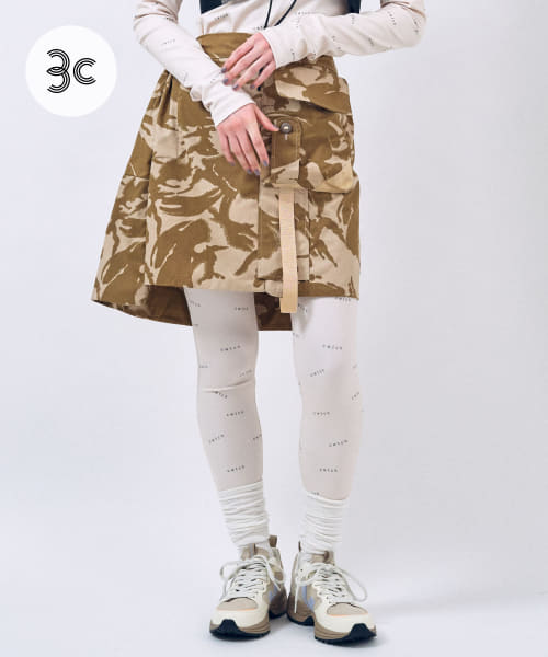 [THE GOODLAND MARKET][77circa　circa make camo mini skirt]