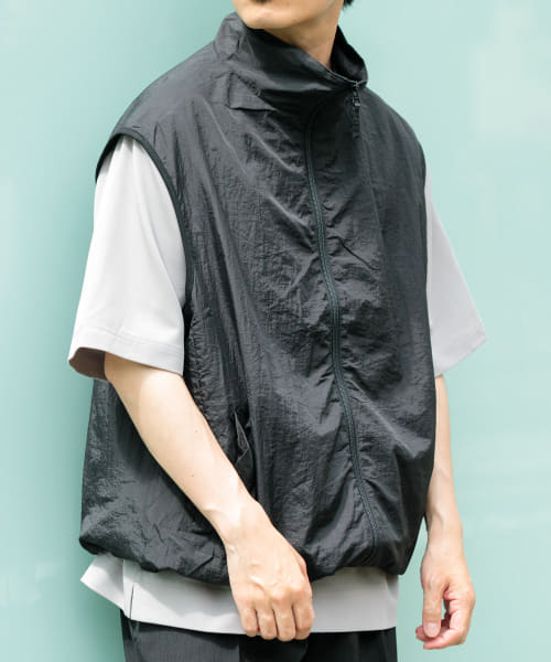 [ITEMS][メッシュライニング Zip Upナイロンベスト]