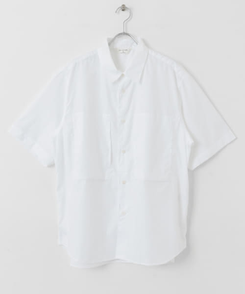 STILL BY HAND　Double pocket shirts
