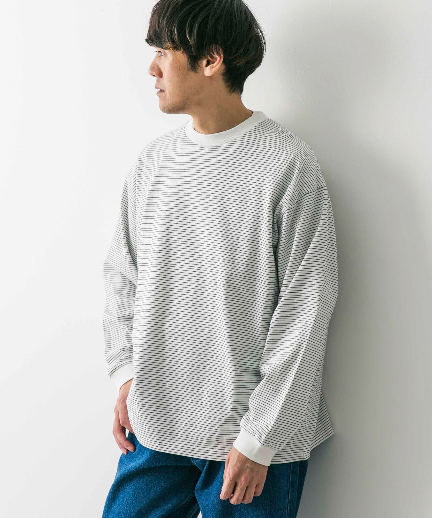 ミジンボーダーロングスリーブTシャツ[DR44-11X406]｜URBAN RESEARCH公式ファッション通販