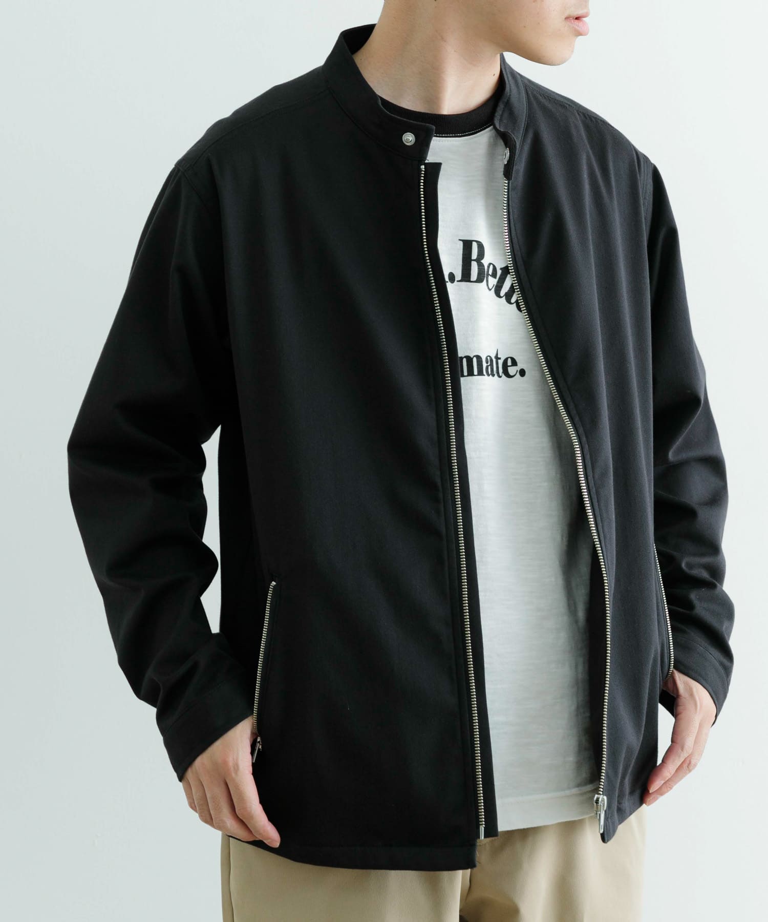 TCストレッチ シングルライダースジャケット[IT44-17C018]｜URBAN RESEARCH公式ファッション通販