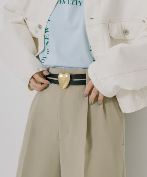 [URBAN RESEARCH][A VACATION　HEART W GOLD BELT]