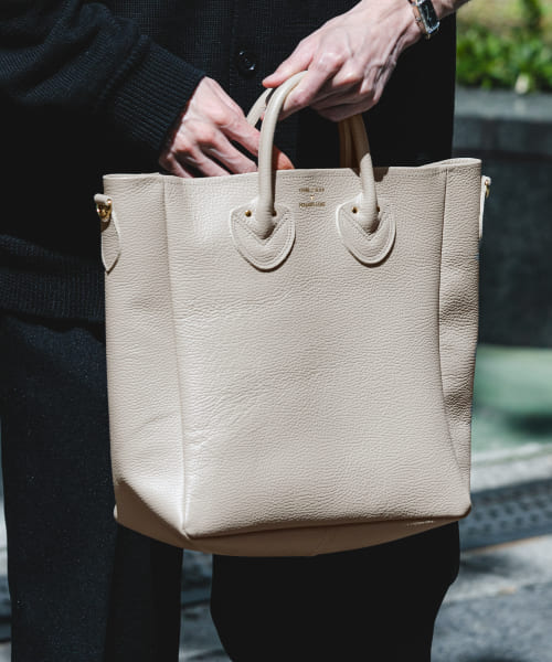 YOUNG&OLSEN　EMBOSSED LEATHER D TOTE M