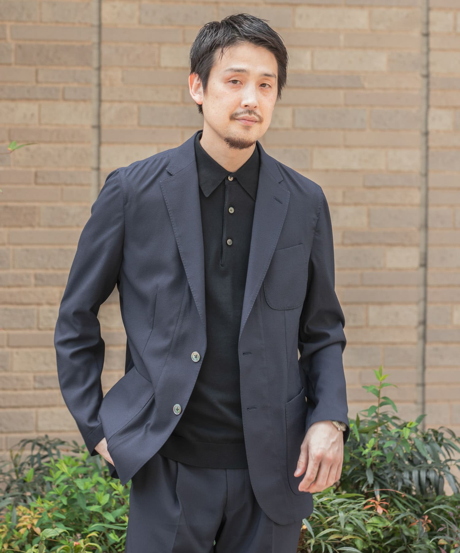吸水速乾』『イージーケア』LIFE STYLE TAILOR シアサッカー