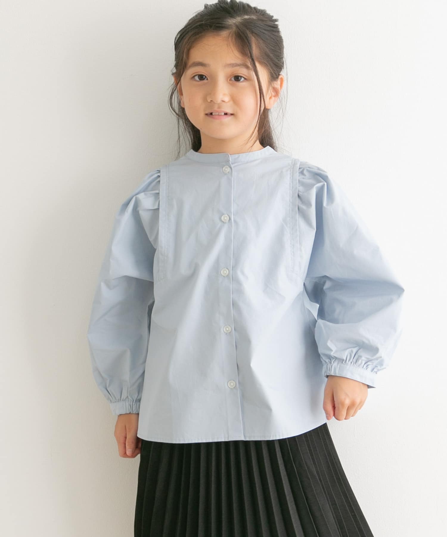 ボリュームスリーブ2wayブラウス(KIDS)[DR46-33B228]｜URBAN