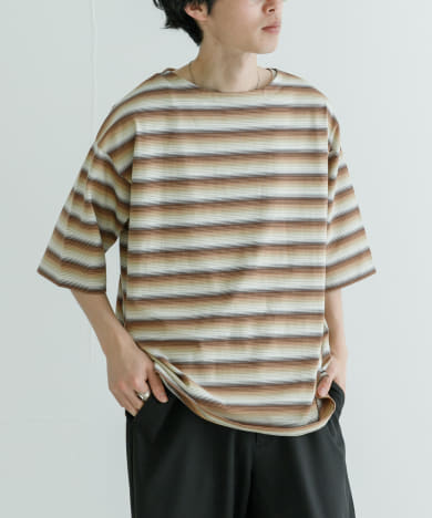 マルチボーダーボートネックTシャツ[UR45-11B007]｜URBAN RESEARCH公式ファッション通販