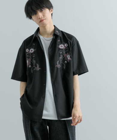 ボタニカルシシュウシャツ(5分袖)[AA45-13S120]｜URBAN RESEARCH公式ファッション通販