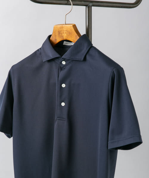 『速乾/イージーケア』LIFE STYLE TAILOR　トリコットセミワイド半袖プルオーバー