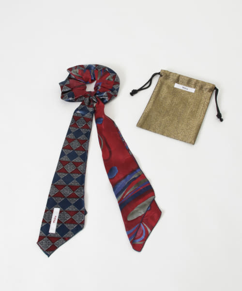 77circa　antique tie scrunchie