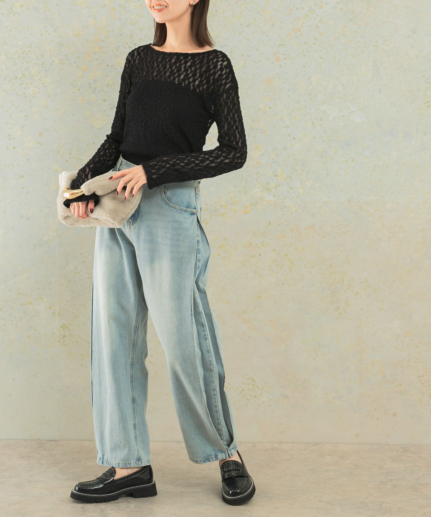 Trousers Cross Denim Pants Streetwear Hip Hop Low Rise Baggy