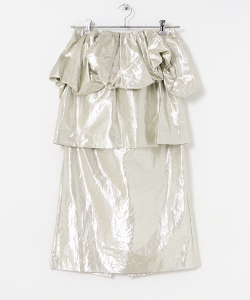 CURRENTAGE　SILVER SKIRT