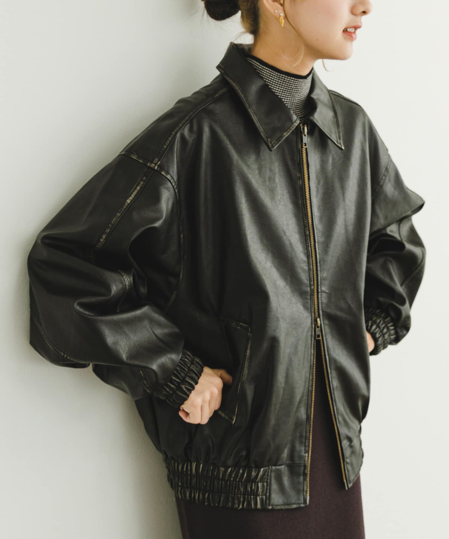 ヴィンテージレザーライクジャケット[IT46-27A003]｜URBAN RESEARCH公式ファッション通販