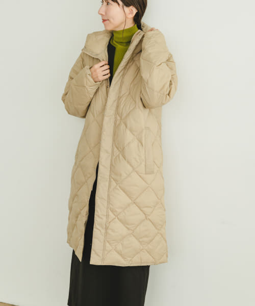 TAION　HOOD LONG DOWN JACKET
