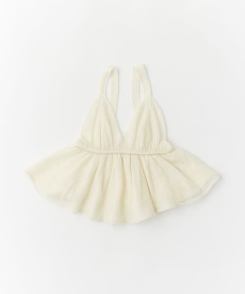 unfil　mohair&silk camisole top