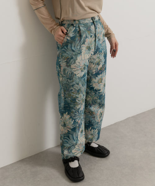 &her　Jacquard Pants